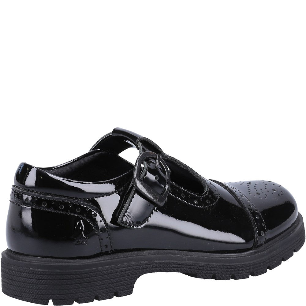 Hush Puppies Paloma Patent Junior School Shoes