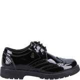 Hush Puppies Sally Patent Senior School Shoes