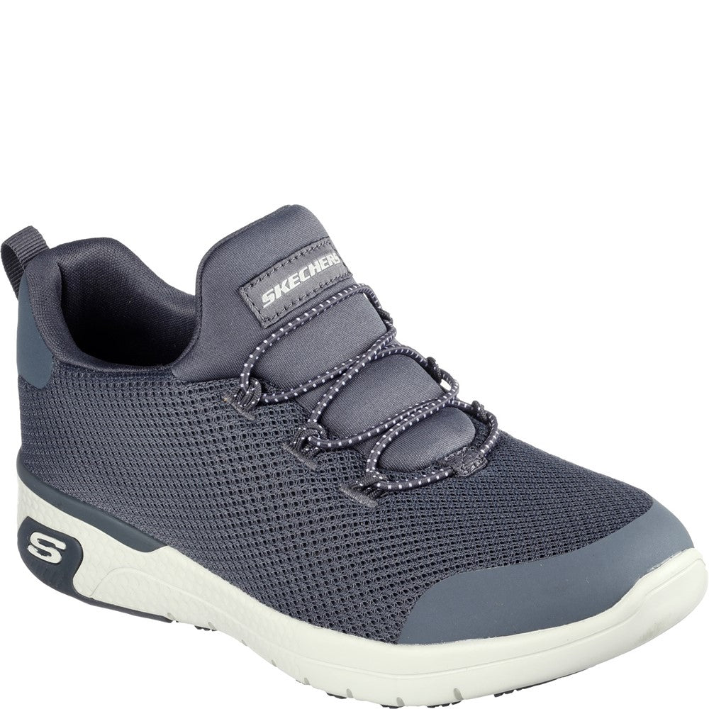 Womens Skechers Workwear Marsing Waiola SR Trainer Charcoal