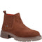 Tan suede
