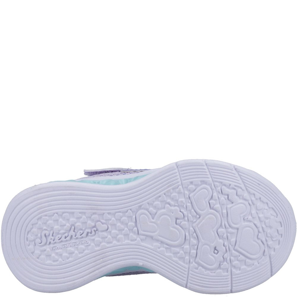 Skechers Flutter Heart Lights Bring Sparkle Trainers