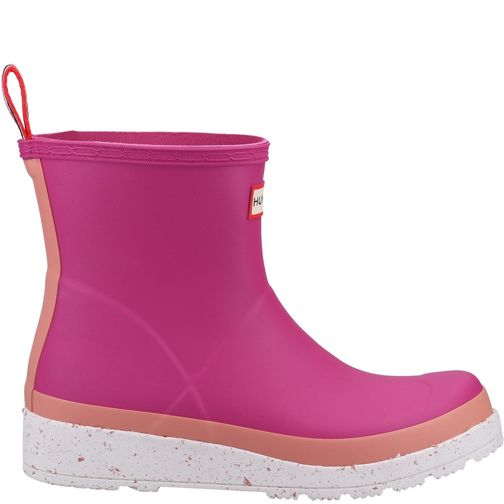 Hunter Play Short Speckle Wellington Boots