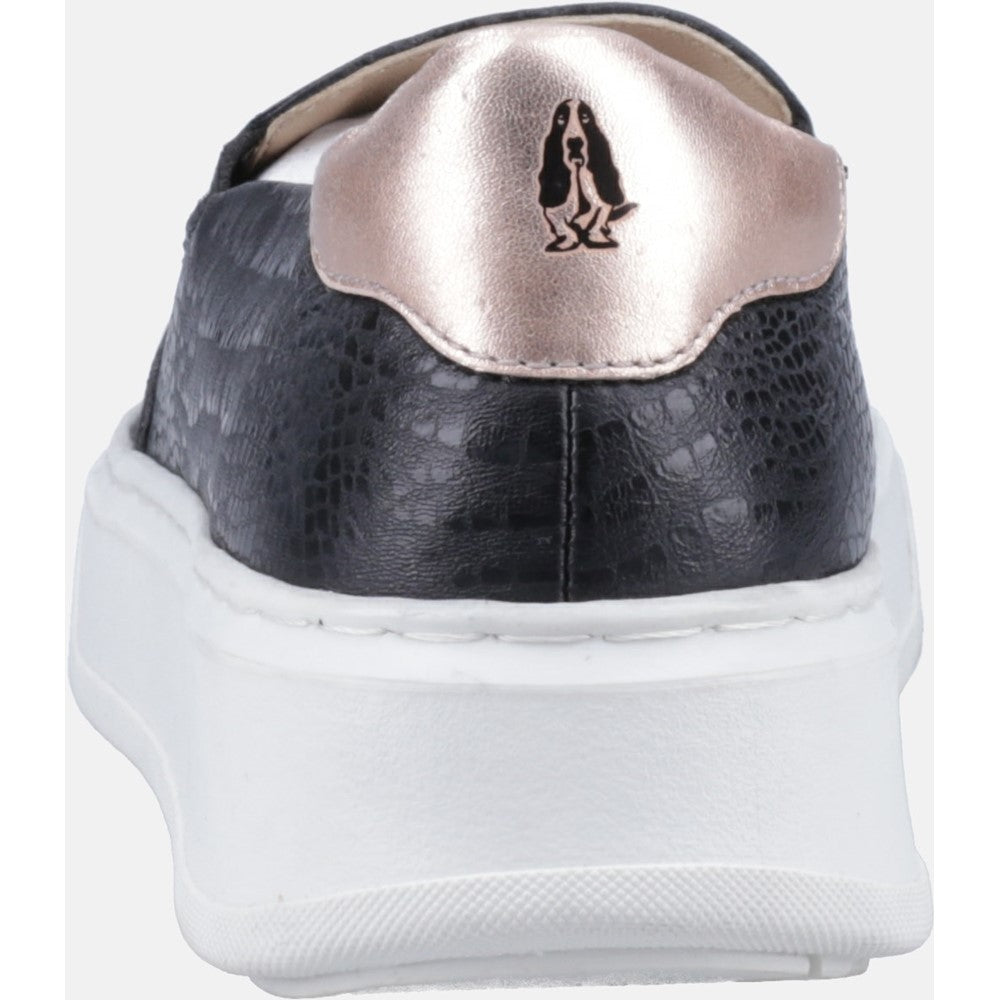 Womens Hush Puppies Corinne Slip On Cupsole Black Brantano