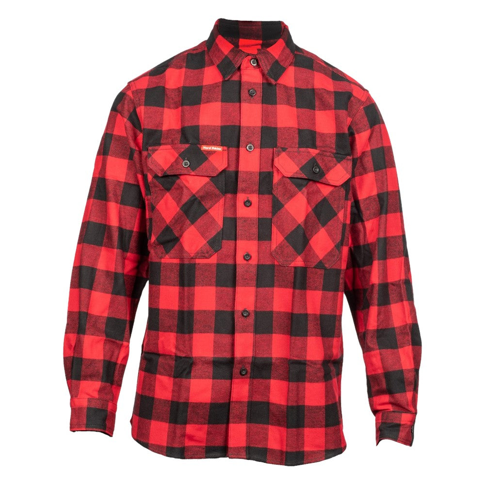 Hard Yakka Long Sleeve Check Flannel Shirt