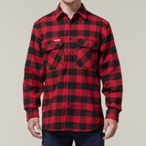 Hard Yakka Long Sleeve Check Flannel Shirt