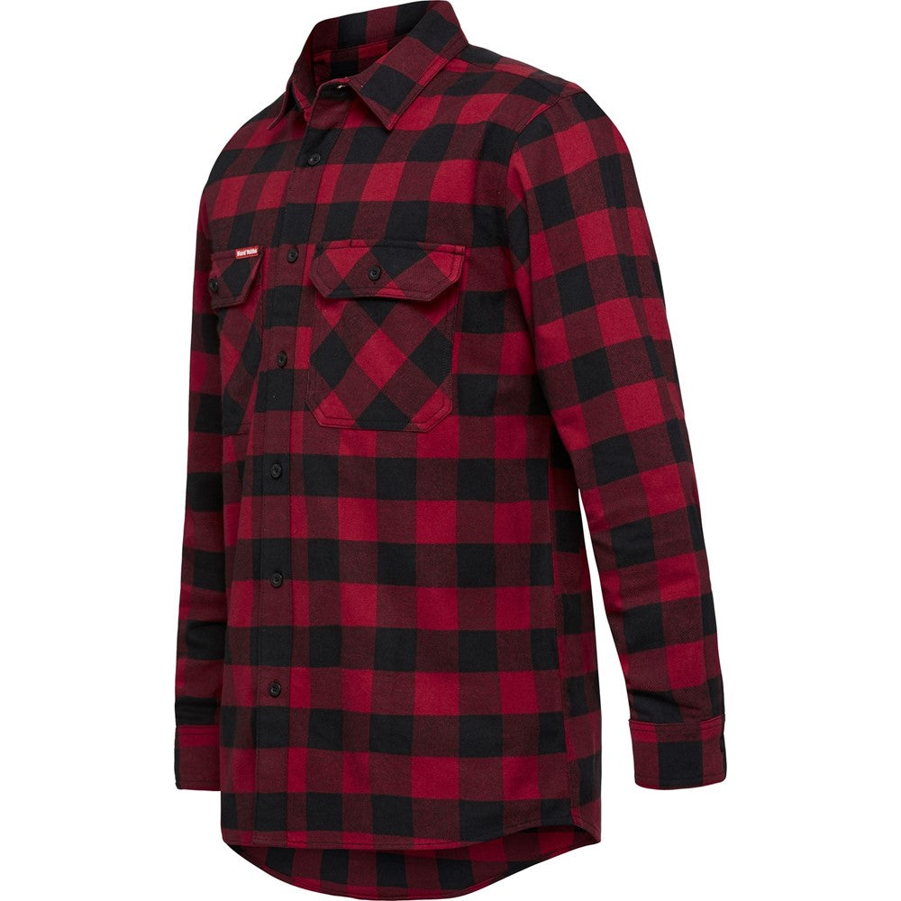 Hard Yakka Long Sleeve Check Flannel Shirt