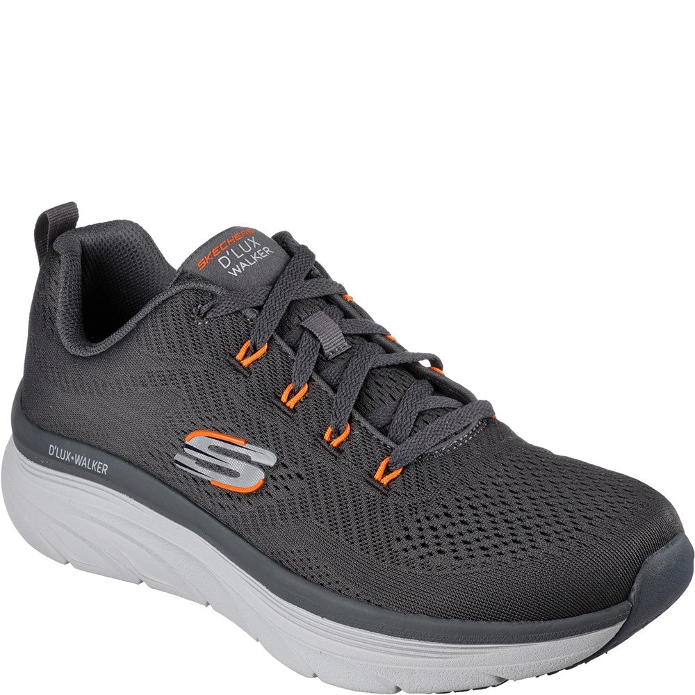 Mens Skechers Relaxed Fit: D'Lux Walker Meerno Shoes Charcoal