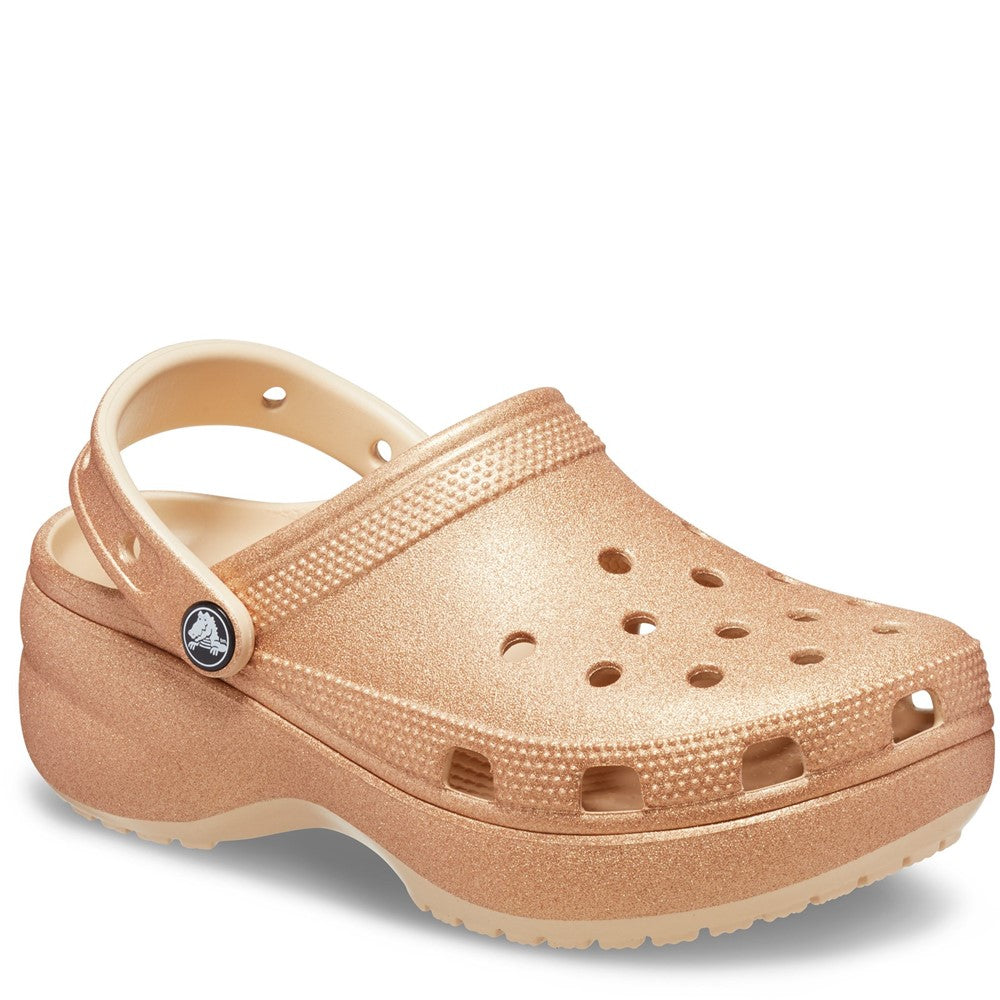 Crocs Classic Platform Glitter Clog