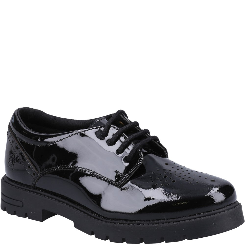 Hush Puppies Jayne Patent Senior School Shoes