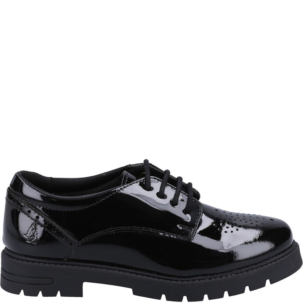 Hush Puppies Jayne Patent Senior School Shoes