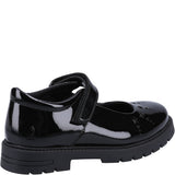 Hush Puppies Sabrina Patent Junior School Shoes