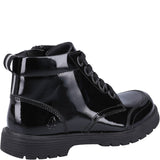 Hush Puppies Jolie Patent Junior School Boots