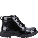 Hush Puppies Jolie Patent Junior School Boots