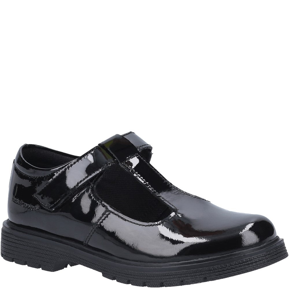Hush Puppies Gracie Senior Patent School Shoes