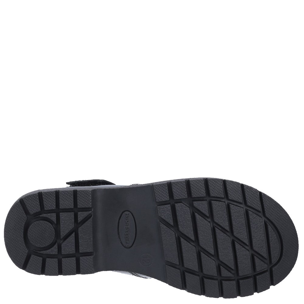 Hush Puppies Gracie Senior Patent School Shoes