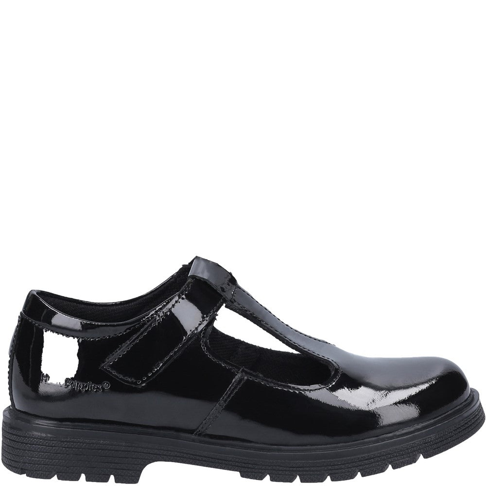 Hush Puppies Gracie Senior Patent School Shoes