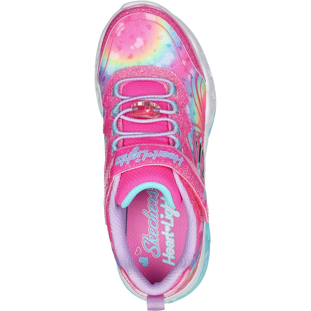 Skechers Flutter Heart Lights - Groovy Swirl Shoe