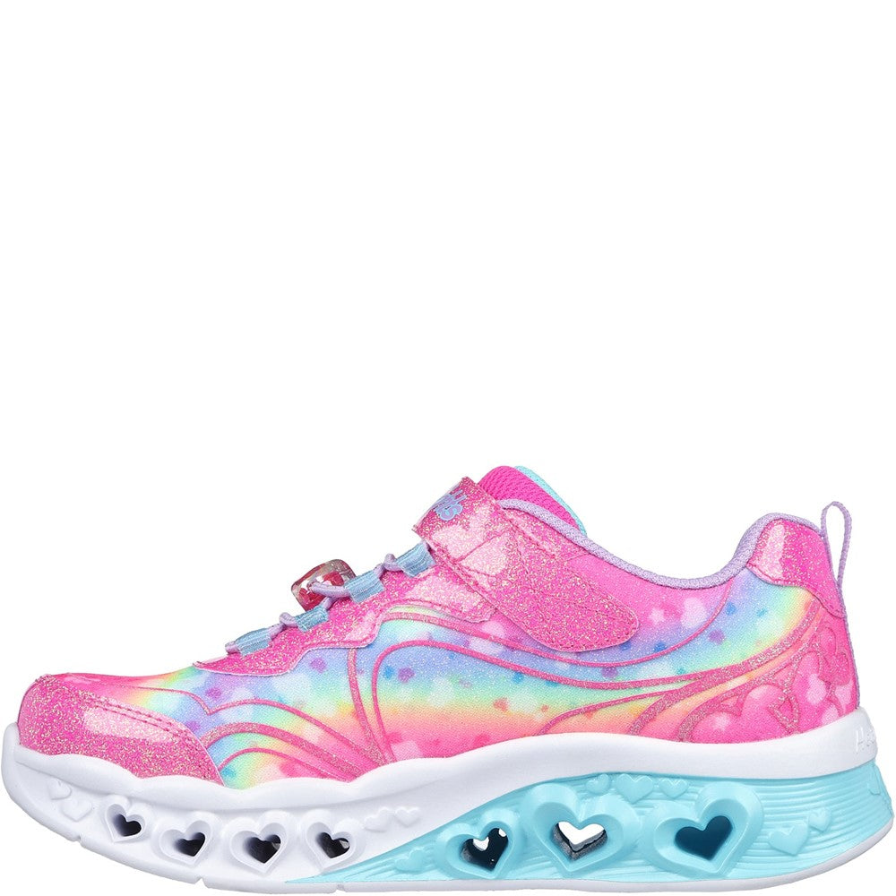 Skechers Flutter Heart Lights - Groovy Swirl Shoe