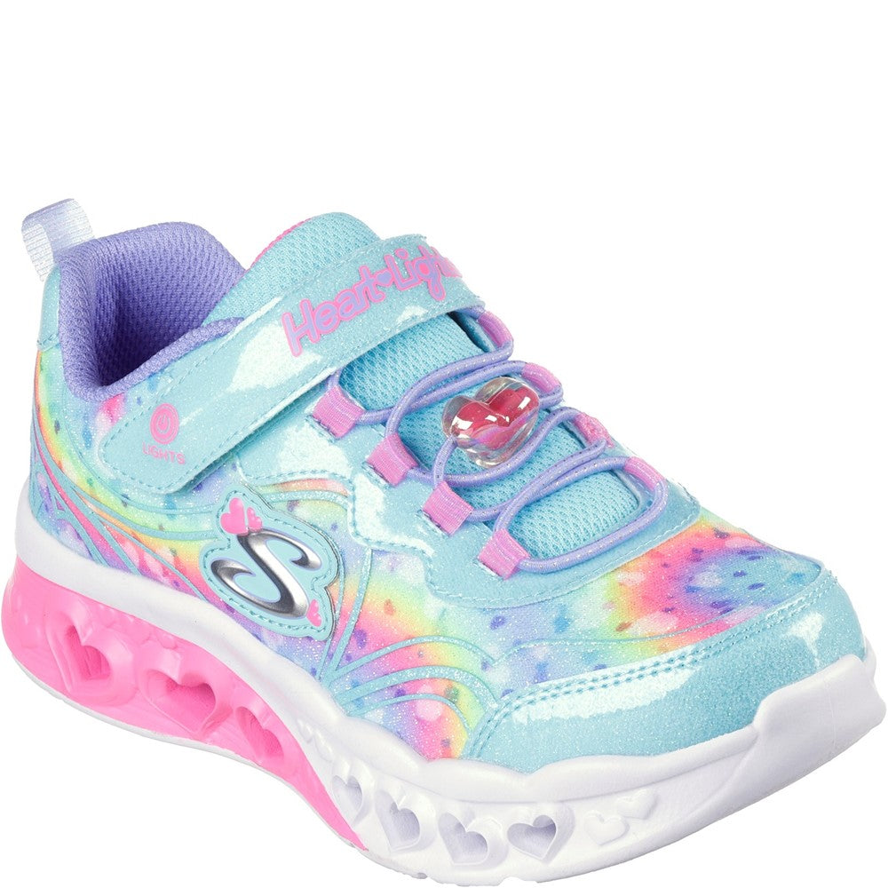 Skechers Flutter Heart Lights - Groovy Swirl Shoe