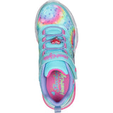Skechers Flutter Heart Lights - Groovy Swirl Shoe