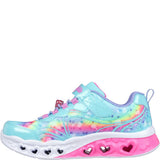Skechers Flutter Heart Lights - Groovy Swirl Shoe