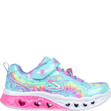 Skechers Flutter Heart Lights - Groovy Swirl Shoe