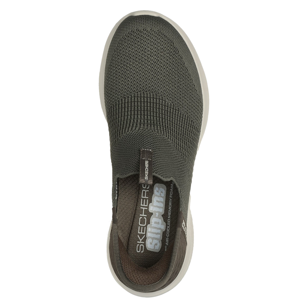 Womens Skechers Ultra Flex 3.0 Cozy Streak Shoe Olive Brantano