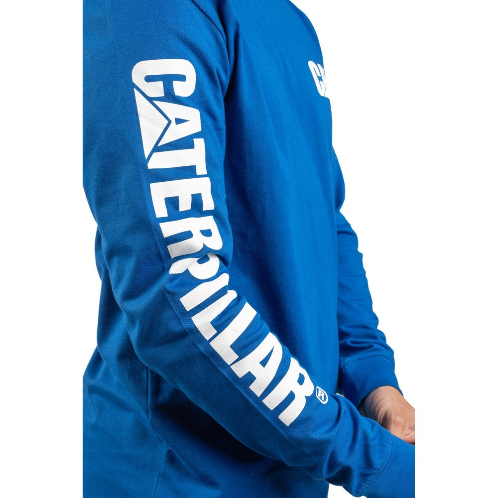Caterpillar Trademark Banner Long Sleeve T-Shirt