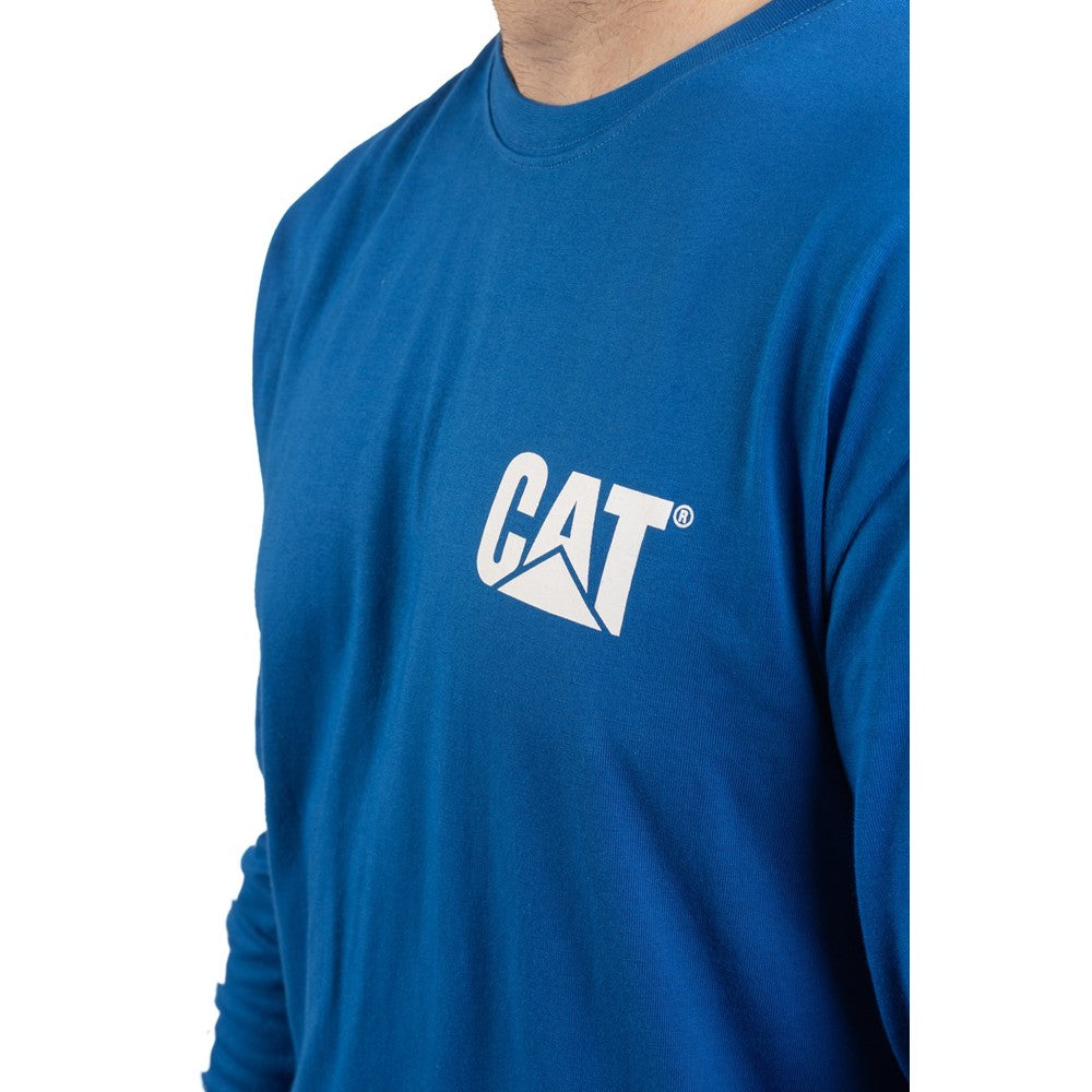 Caterpillar Trademark Banner Long Sleeve T-Shirt