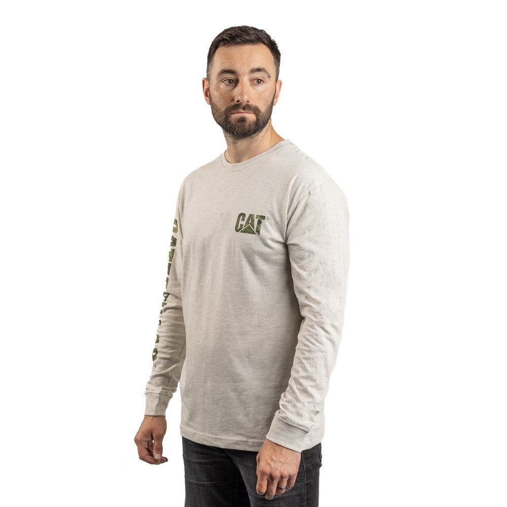Caterpillar Trademark Banner Long Sleeve T-Shirt