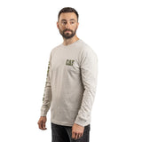 Caterpillar Trademark Banner Long Sleeve T-Shirt