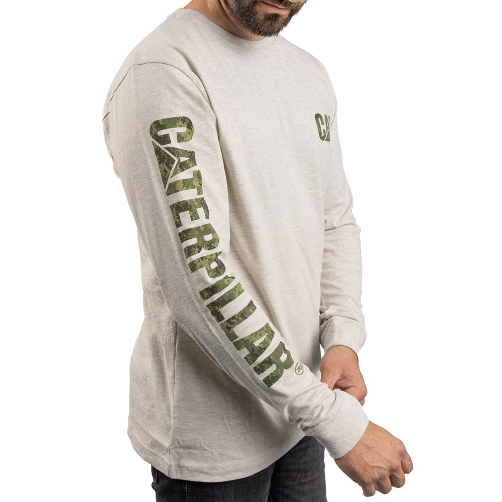 Caterpillar Trademark Banner Long Sleeve T-Shirt