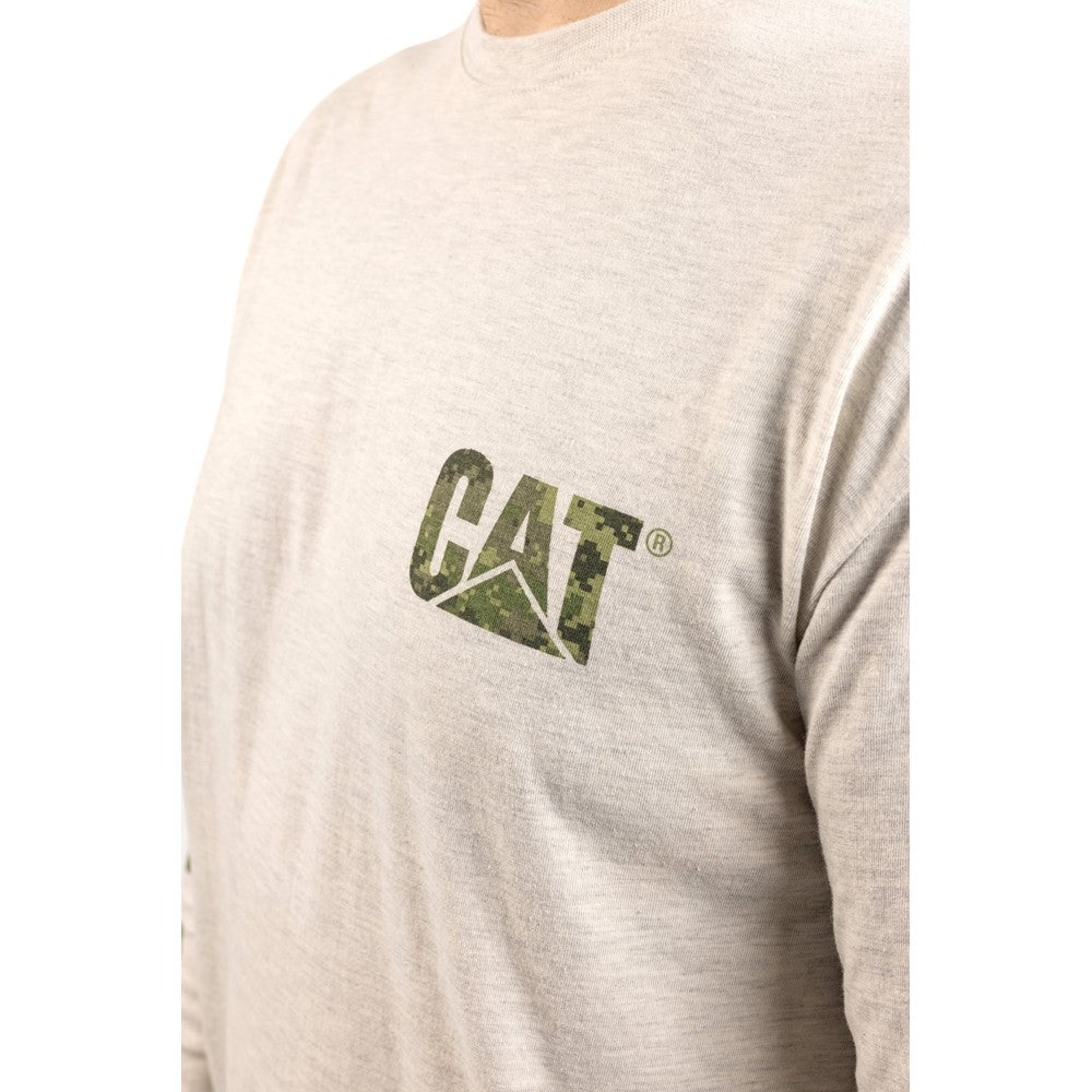 Caterpillar Trademark Banner Long Sleeve T-Shirt