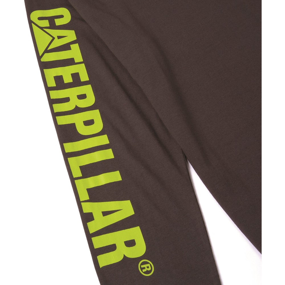 Caterpillar Trademark Banner Long Sleeve T-Shirt