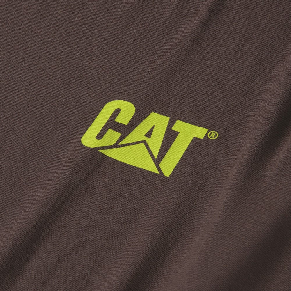 Caterpillar Trademark Banner Long Sleeve T-Shirt