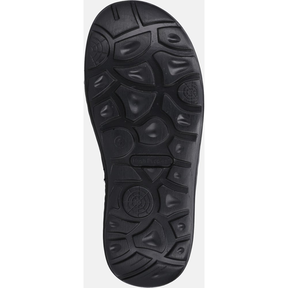 Mens Hush Puppies Archer Mule Sandal Black – Brantano