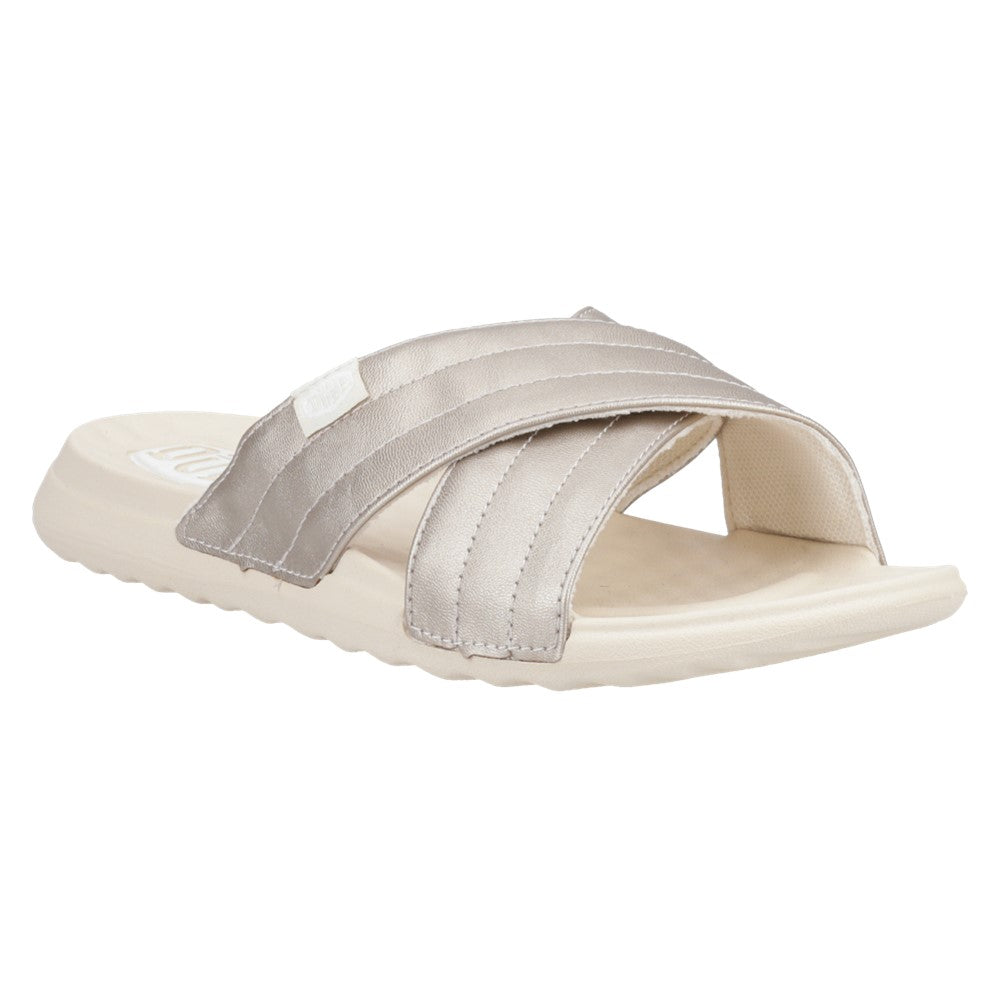 HEYDUDE Christi Slide Distressed Sandal