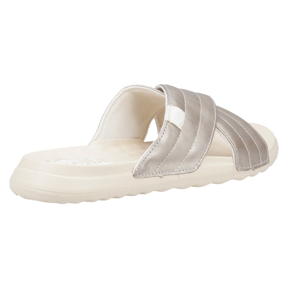 HEYDUDE Christi Slide Distressed Sandal