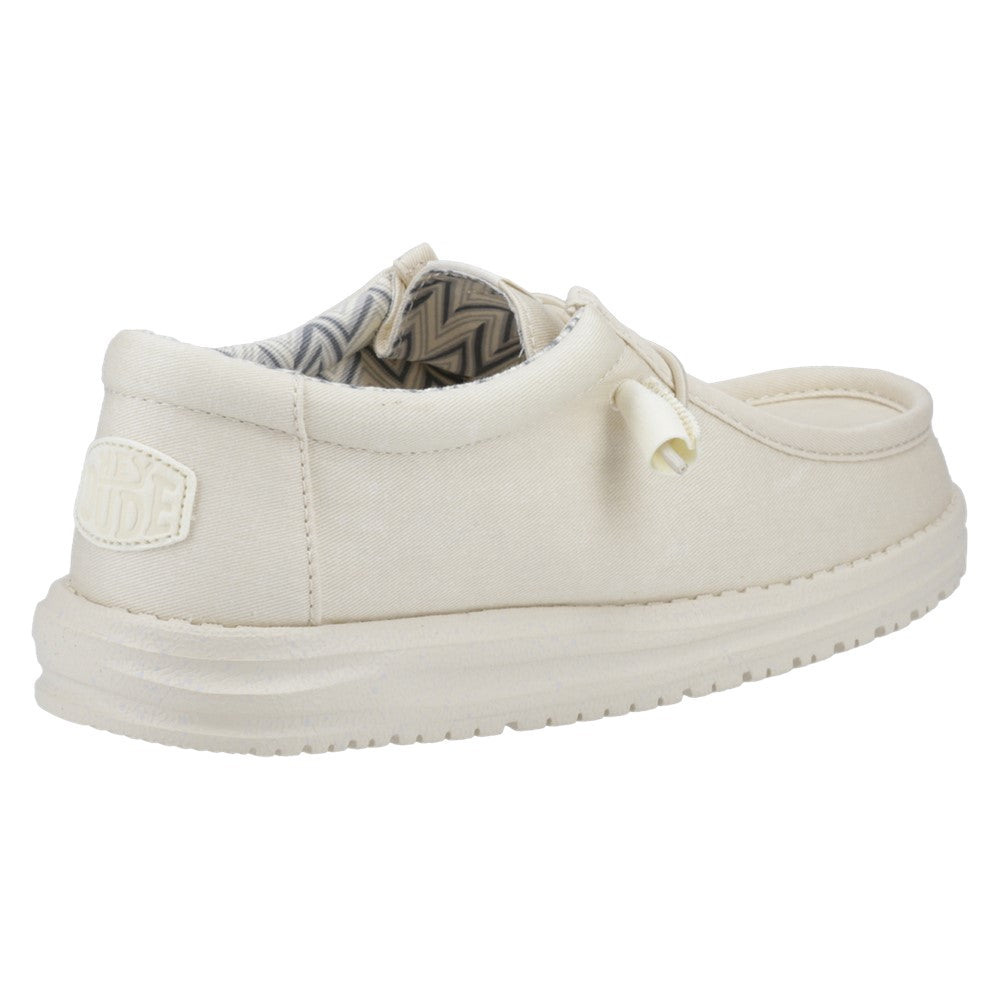 HEYDUDE Wally Stretch Canvas Slip on Shoe