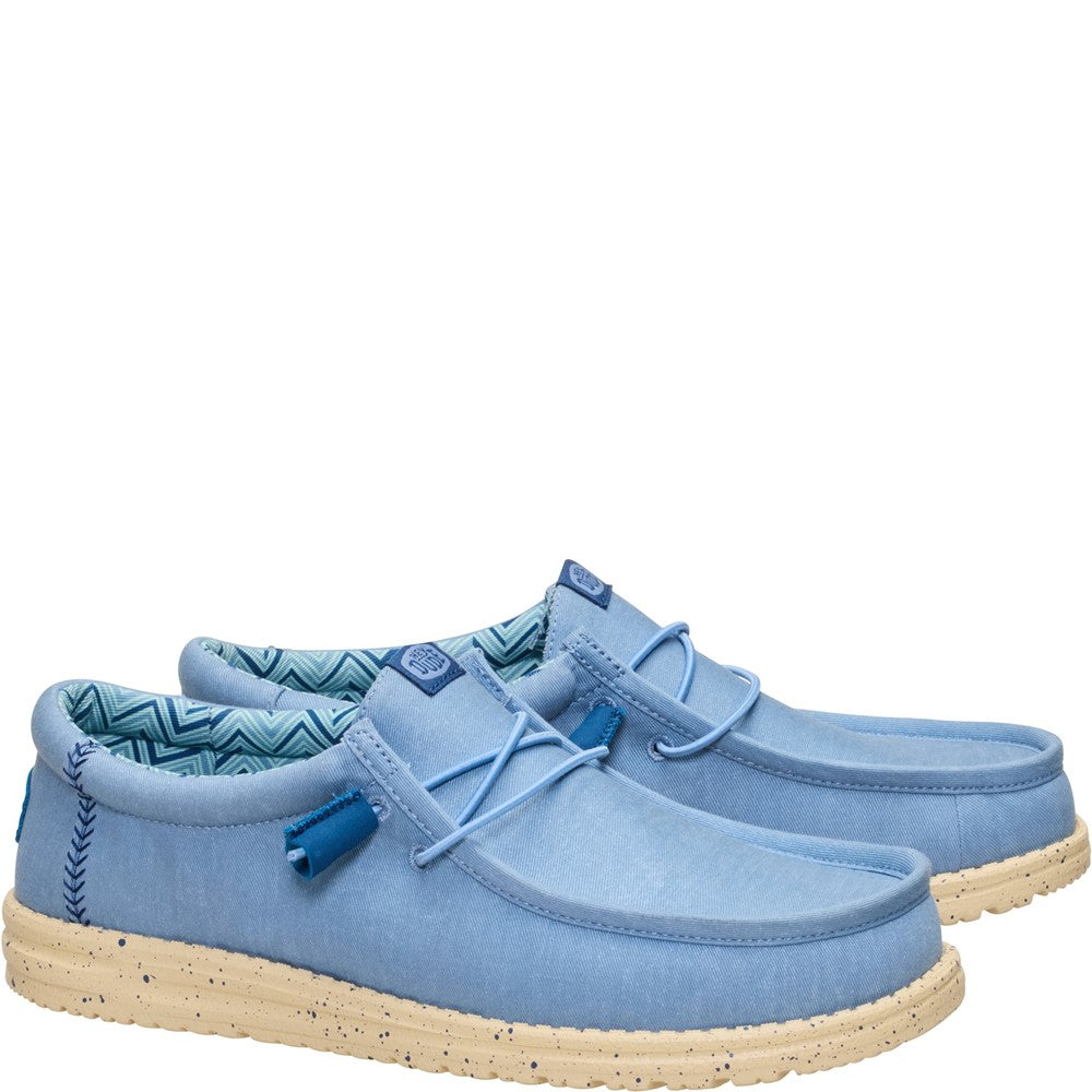 HEYDUDE Wally Stretch Canvas Slip on Shoe
