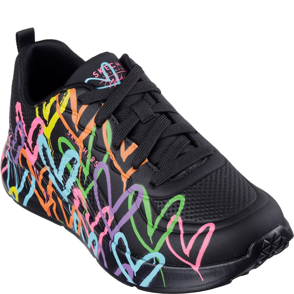 Skechers Uno Lite Heart Of Hearts Trainers