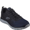 Navy mesh black trim
