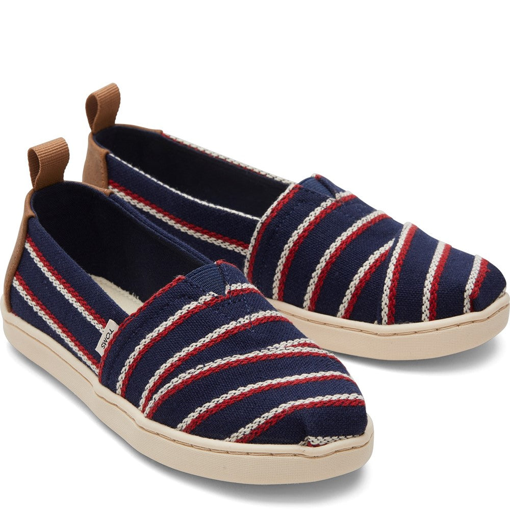 Alpargata Toms Shoes Deals Kids TOMS Alpargata Shoe Navy
