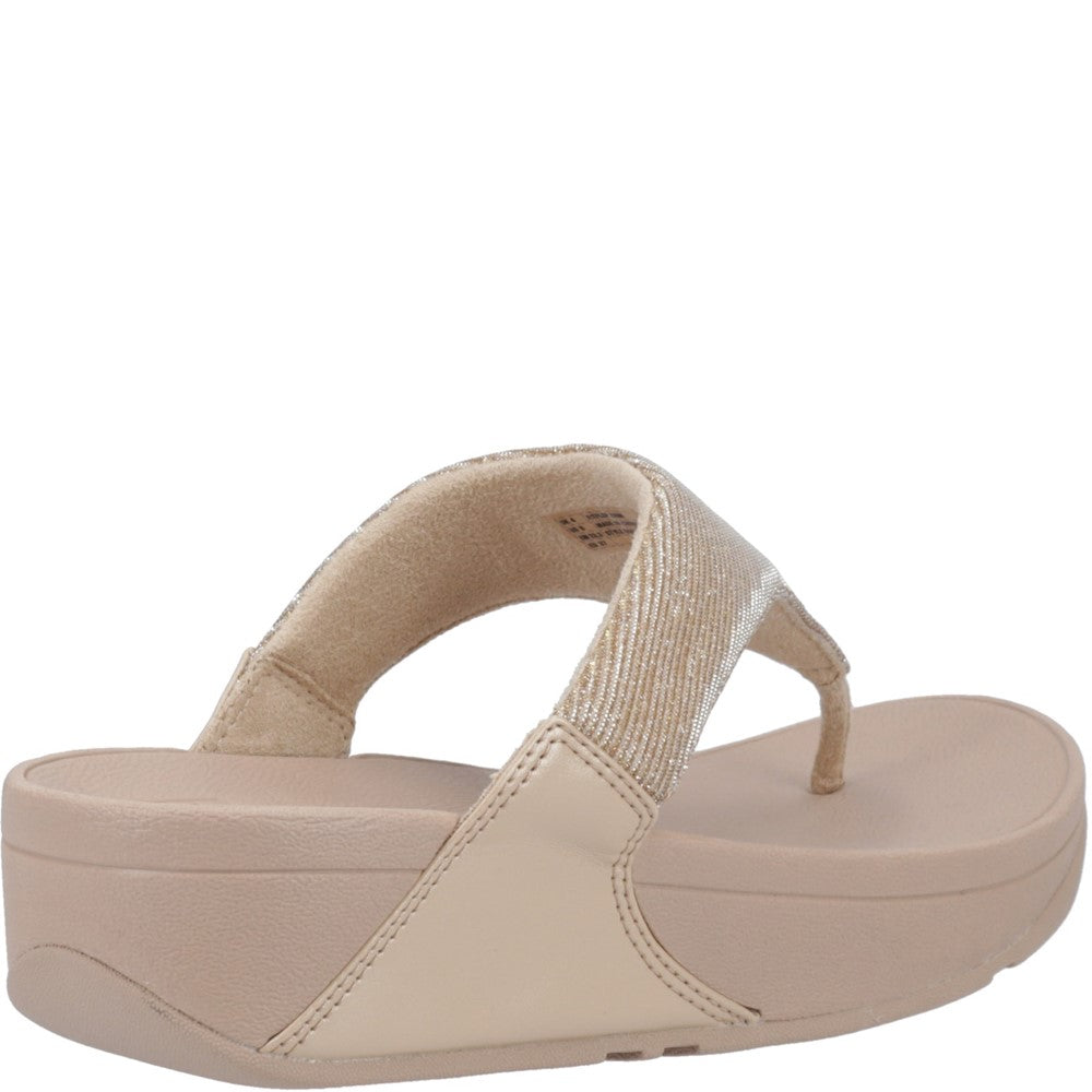 Fitflop Lulu Shimmerlux Toe Post Sandals