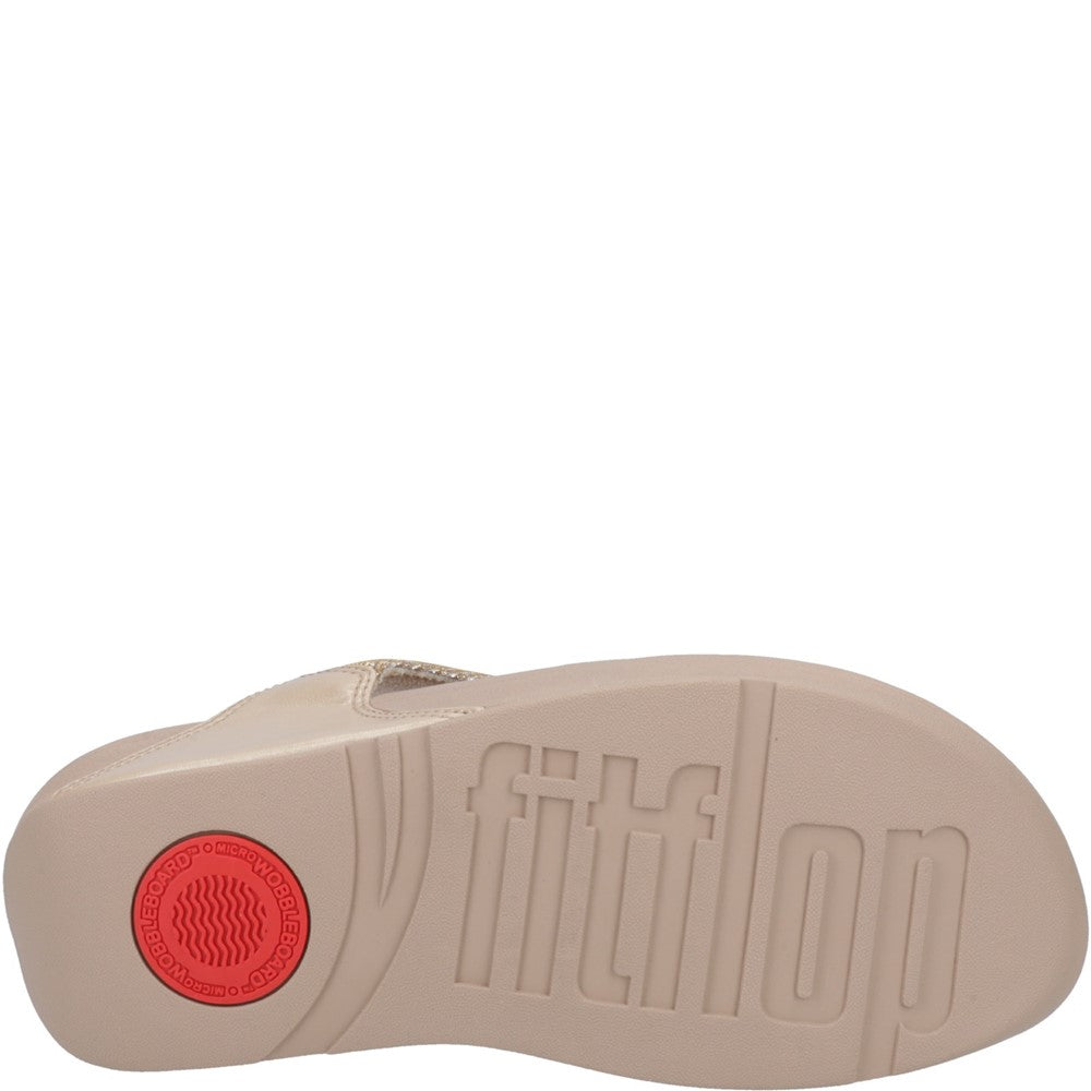 Fitflop Lulu Shimmerlux Toe Post Sandals