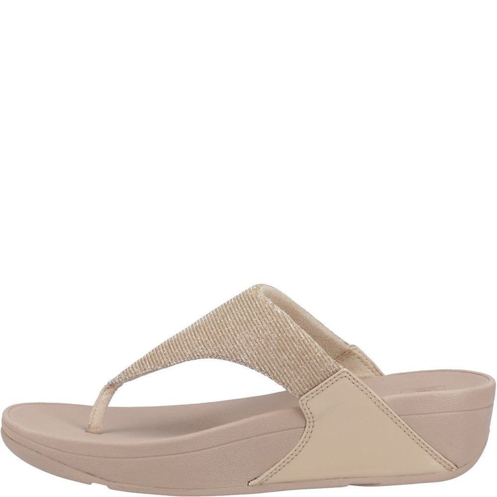 Fitflop Lulu Shimmerlux Toe Post Sandals