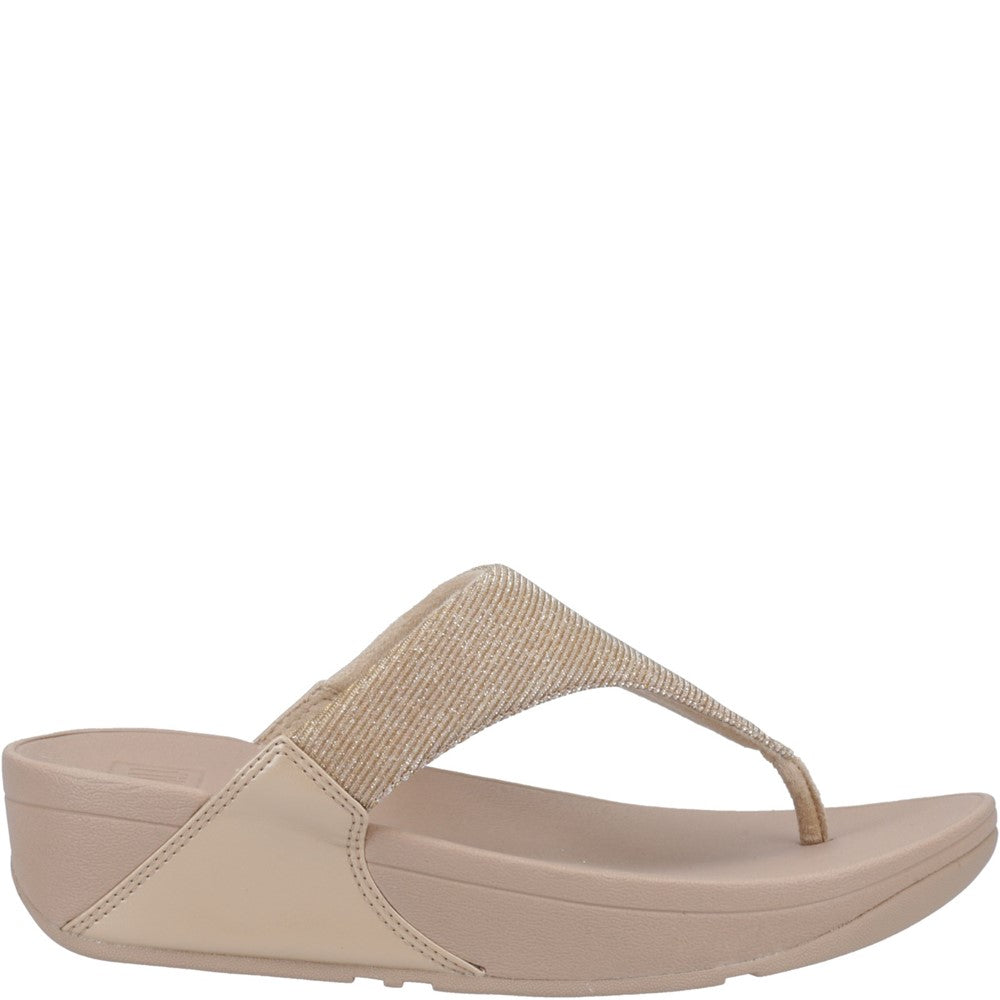 Fitflop Lulu Shimmerlux Toe Post Sandals