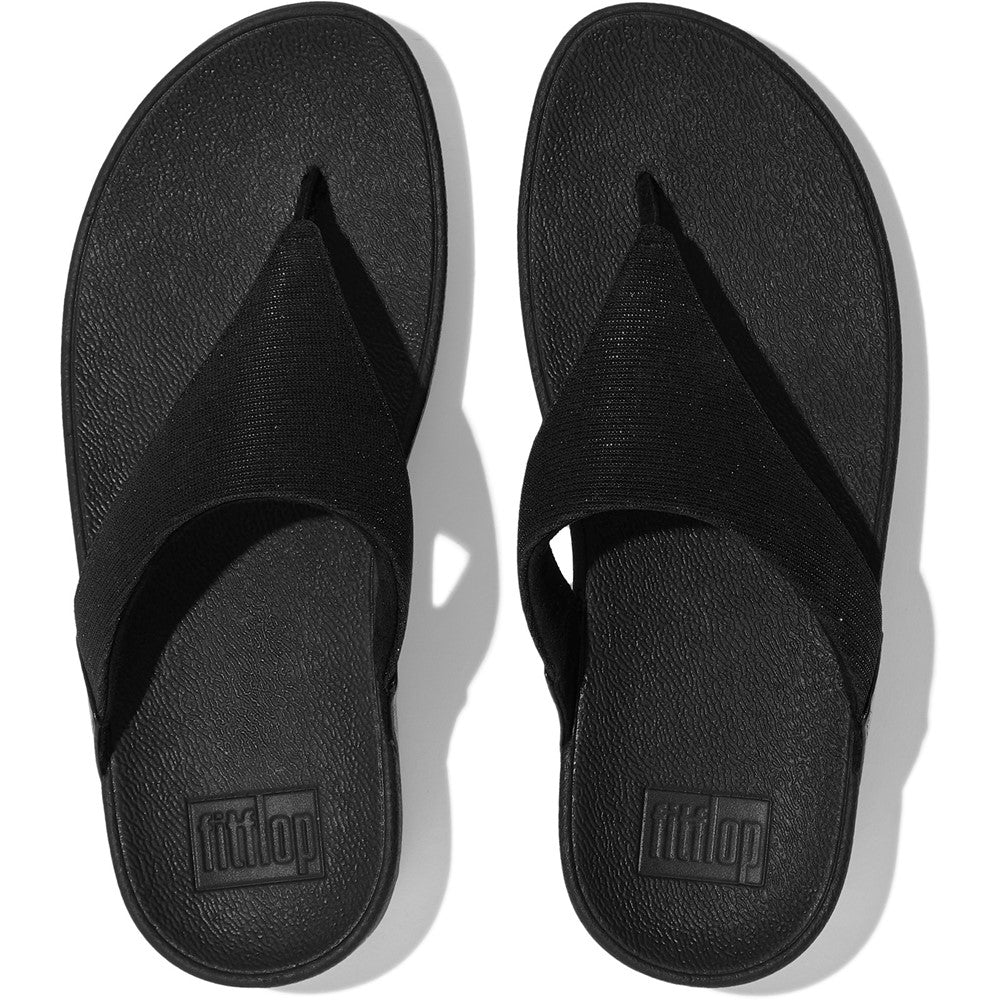 Fitflop Lulu Shimmerlux Toe Post Sandals