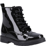 Hush Puppies Lauren Patent Junior School Shoes
