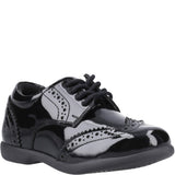 Hush Puppies Bridget Patent Junior School Shoes